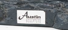 Oidentifierad konstnär, skulptur, keramik, Austin Sculpture.