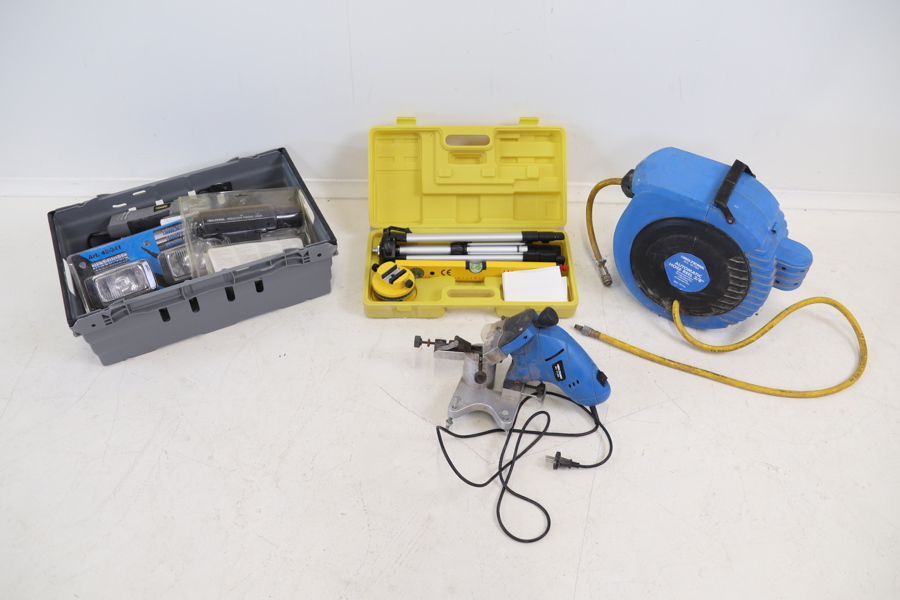 Elverktyg m.m, ett parti, bl.a Biltema.