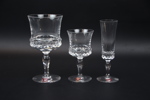 Ingeborg Lundin, glasservis, 40 delar, "Silvia", Orrefors.