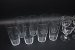 Glas, 8+6 st, etsad dekor.