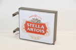 Reklamskylt, "Stella Artois", plast/metall, Group Otten Plastic.