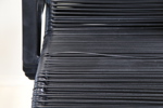 Trädgårdsstolar, 10 st, metall/plast, "Väsman", IKEA, samt dynor, 10 st, textil, Brafab.