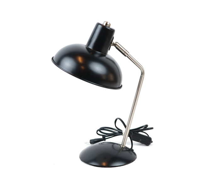 Skrivbordslampa, plåt, Ronald A/S, Danmark.
