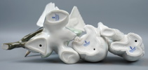 Figuriner, 3 st, porslin, Lladro, Spanien.