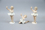 Figuriner, 3 st, porslin, Wallendorf.