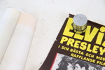 Affischer, ett parti, Elvis Presley. 