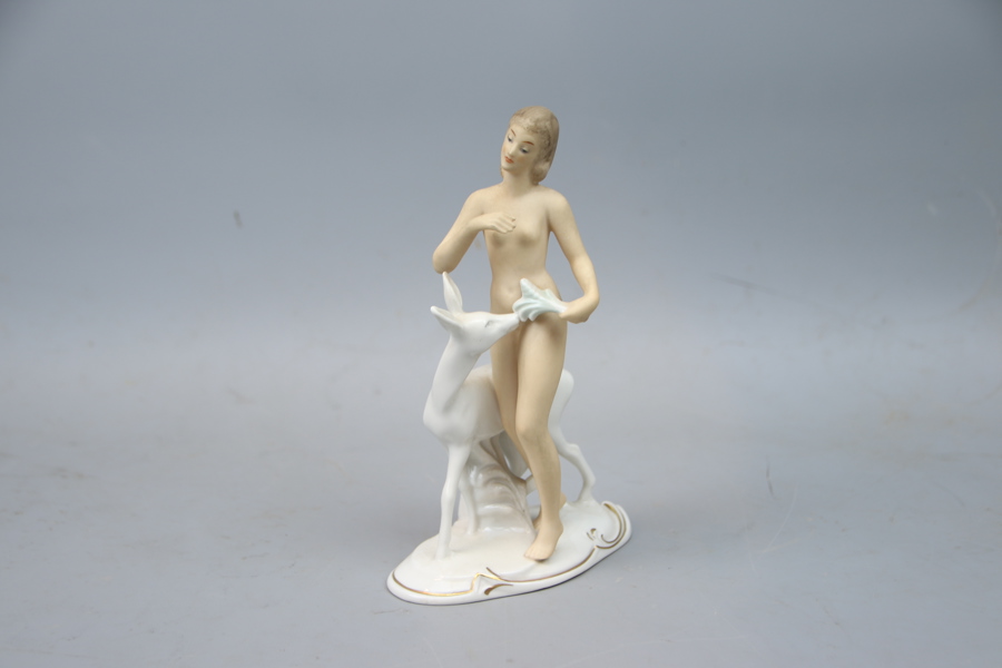 Figurin, porslin, Wallendorf.