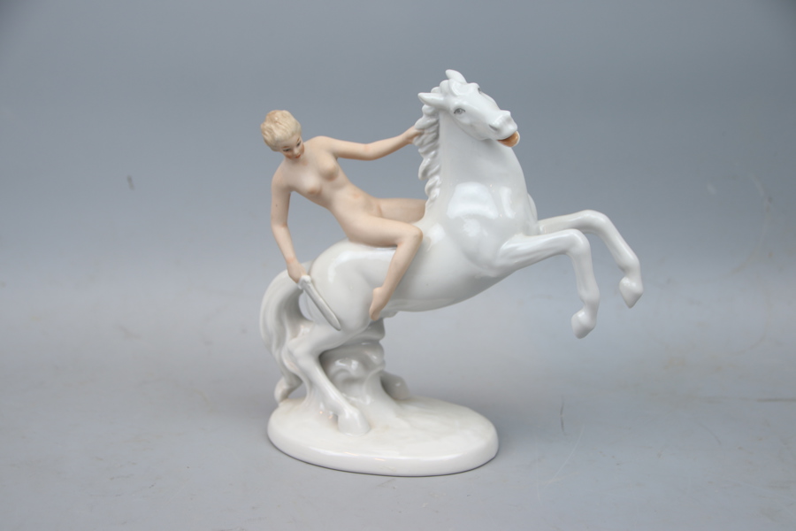 Figurin, porslin, Wallendorf.