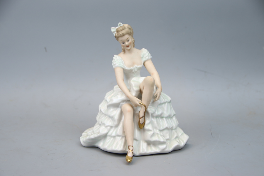 Figurin, porslin, Wallendorf.