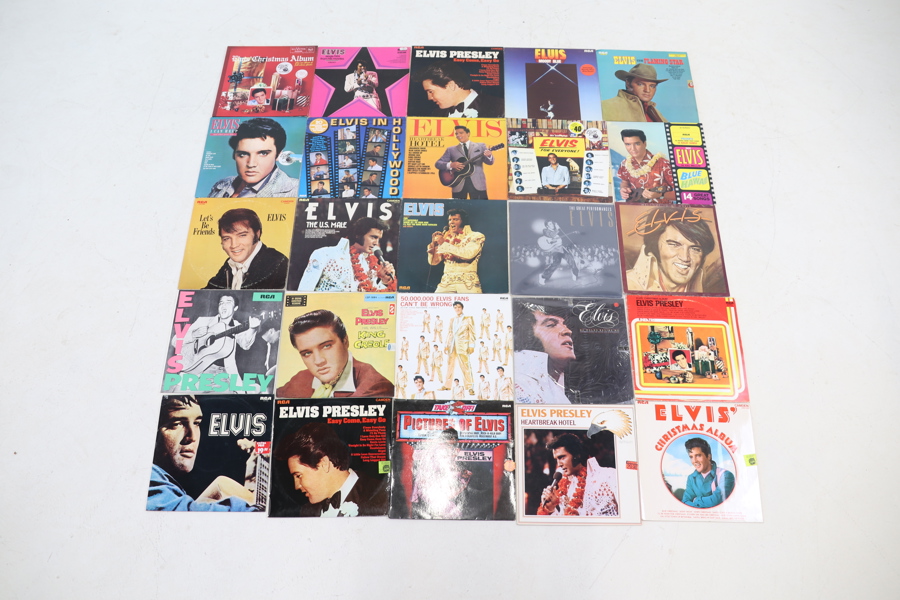 Elvis Presley, LP-skivor, 25 st.