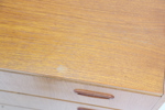Byrå, 3 lådor, teak, 1900-tal.
