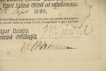 Bancosedel, 16 skilling, 1848.