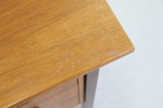 Skrivbord, 3 lådor, teak.