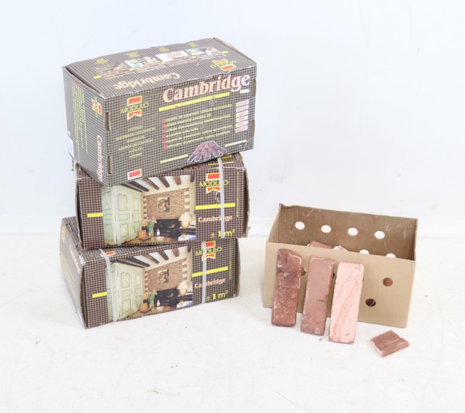 Dekorativt tegel, ett parti, keramik, "Cambridge", Modulo.