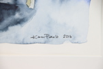 Karin Palola, akvarell, signerad, 2016.