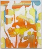 Johanna Berg, "Livets träd", blandteknik på träpannå, signerad, 2011.