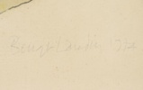 Bengt Landin, litografi 108/310, signerad, 1974.