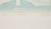 Kerstin Lundberg-Stenman, "Livsträd", originallitografi E.A, signerad.