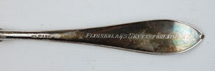 Matskedar, 10 st, silver, ''Svensk spets''.