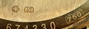 Armbandsur, Tissot, guld 18k (750).