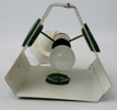 Erik Höglund, taklampa, glas/metall, 1960/70-tal.