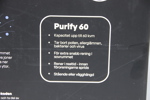 Luftrenare, Ozoneair Purify 60, med fjärrkontroll.