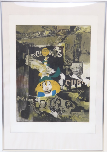 Josef Schibli, "Kulturfragment V", etsning EA III, signerad.
