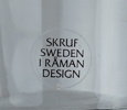 Ingegerd Råman, glas, 6+6 st, "Bellman", Skruf.