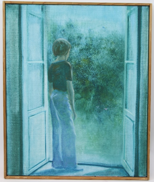 Jan Hansson, olja på duk, signerad.