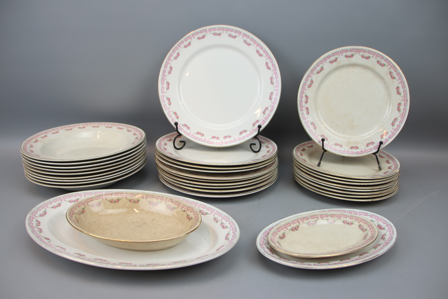 Matservis, 32 delar, flintgods, Rörstrand, 1914-1923.