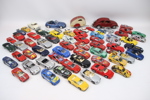 Leksaksbilar, ett parti, metall, bl.a Matchbox, Burago och Minichamps.