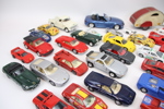 Leksaksbilar, ett parti, metall, bl.a Matchbox, Burago och Minichamps.