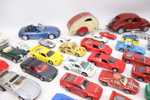 Leksaksbilar, ett parti, metall, bl.a Matchbox, Burago och Minichamps.