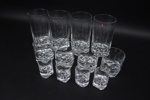 Tapio Wirkkala, glas, 12 st, 3 olika modeller, Gaissa, Iittala.