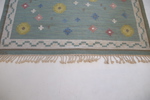 Anna Greta Sjöquist, matta, rölakan, "Blomsteräng", monogramsignerad.