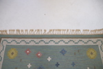Anna Greta Sjöquist, matta, rölakan, "Blomsteräng", monogramsignerad.