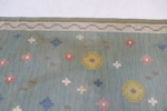 Anna Greta Sjöquist, matta, rölakan, "Blomsteräng", monogramsignerad.