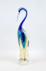 Oscar Zanetti, skulptur, fågel, glas, signerad, Murano, Italien.