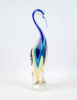 Oscar Zanetti, skulptur, fågel, glas, signerad, Murano, Italien.