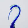 Oscar Zanetti, skulptur, fågel, glas, signerad, Murano, Italien.