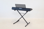 Keyboard, Yamaha PSR-500, samt tillbehör.