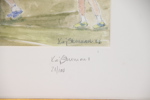 Kaj Stenman, Ystadmotiv, litografi 21/100, signerad.