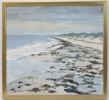 Gertrud Carlsson, olja på pannå, signerad, 1989.