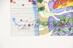 Iris Rönnqvist, blandteknik på papper, signerad.
