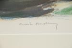 Gustav Rudberg, "Ven skutor", litografi HC 1/20, signerad.