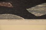 Arno Vihalemm (Estland 1911-1990), träsnitt/handtryck 14/14, 1954.