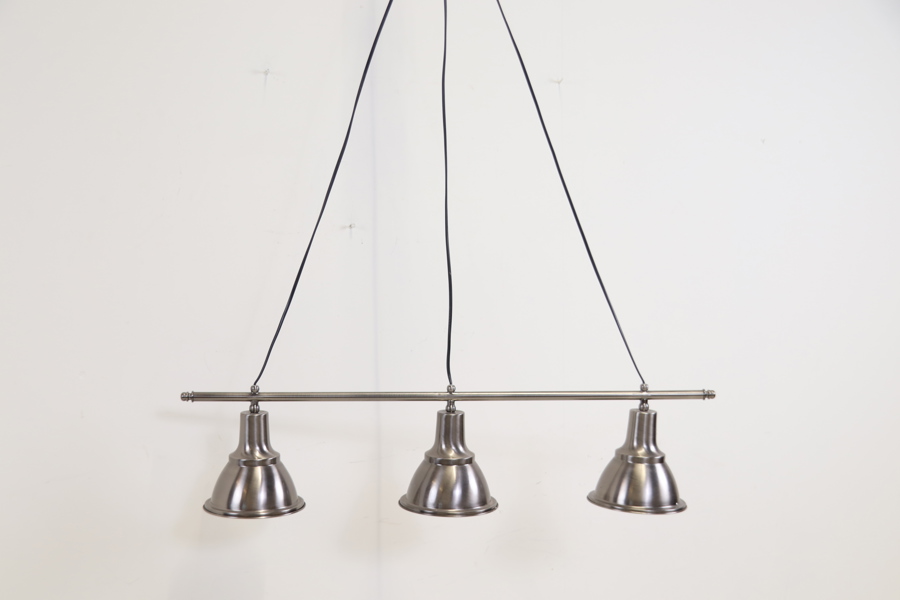 Taklampa, 3 ljuspunkter, metall, "Edinburgh", Aneta.