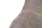 Kamelsadel, trä/skinn, 1900-tal.