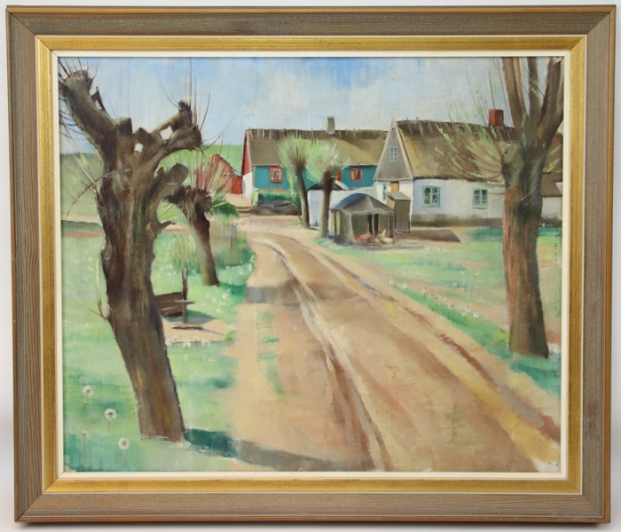 Gerhard Wihlborg, olja på duk, osignerad.