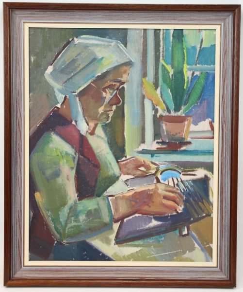 Gerhard Wihlborg, olja på duk, osignerad.